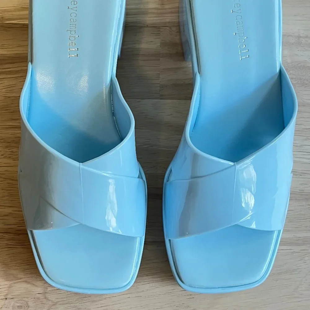 🌹Sold🌹Jeffery Cambell For FREE PEOPLE "Vacay Vibes" Platform Jelly Sandlall - Picture 6 of 17